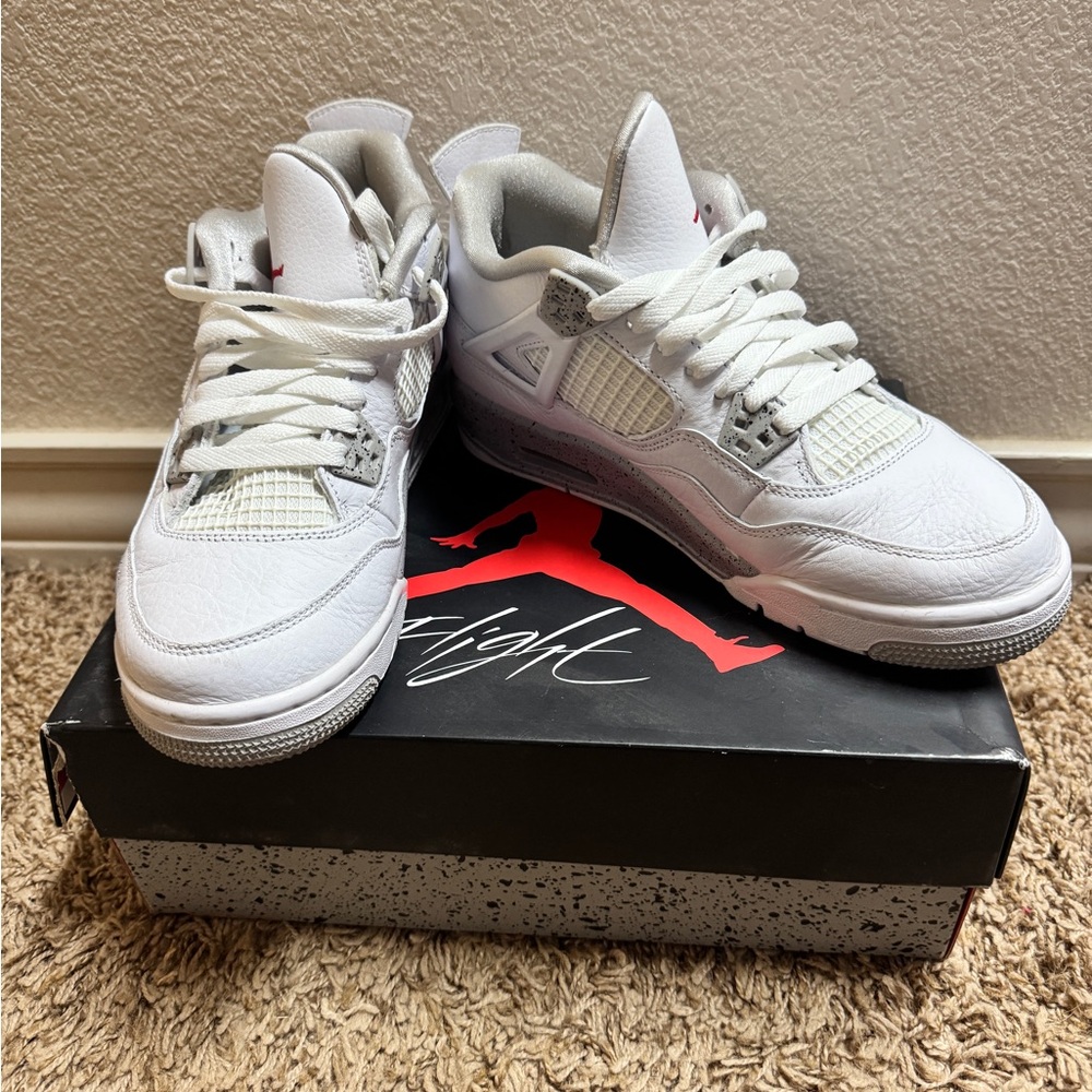 AIR JORDAN 4 RETRO (GS) ‘WHITE OREOS’
